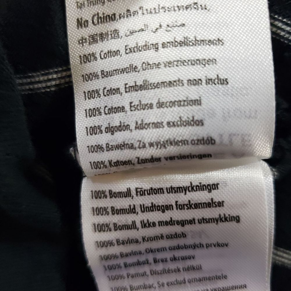 Cotton On Garments size large black and white striped long sleeve - Picture 6 of 7